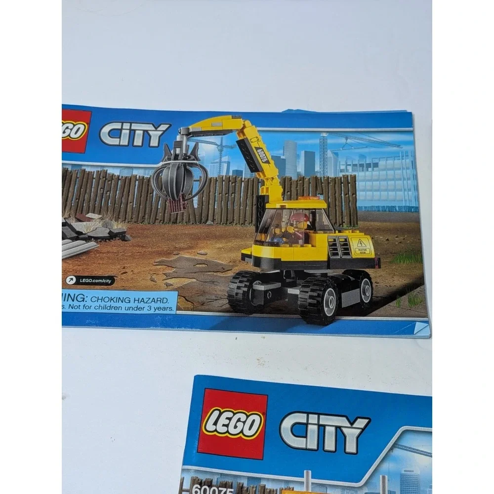 LEGO CITY: Excavator and Truck (60075) - Manuals Only Fast Shipping
